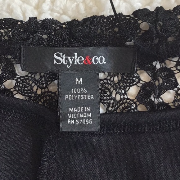 Black Lace Top - Picture 2 of 6